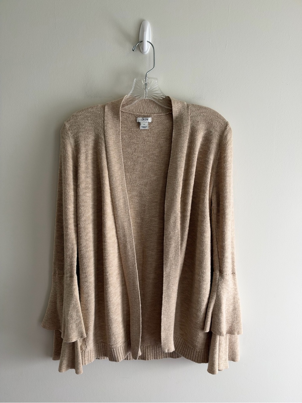 J.Crew Cotton Blend Open-Front Cardigan